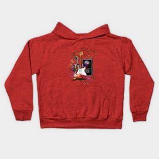 Guitar Musically Kids Hoodie